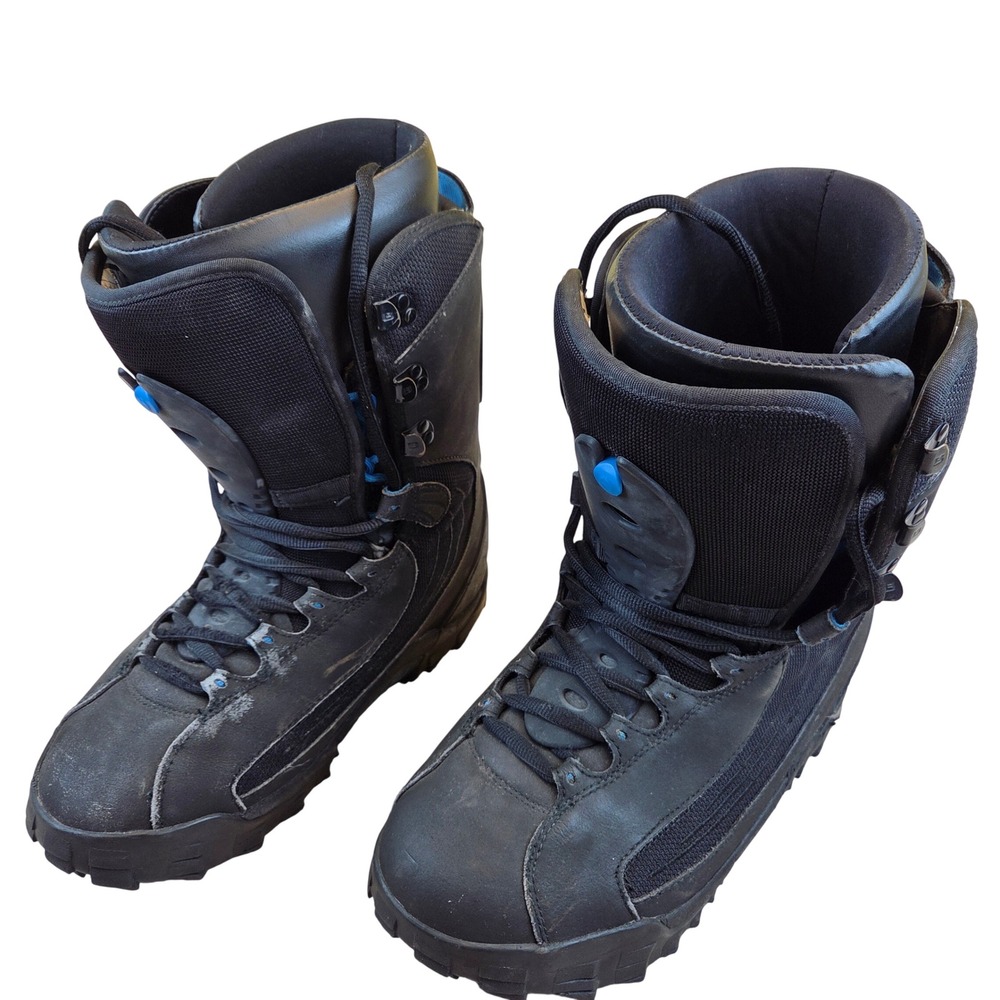 Burton Ruler Imprint 2 Snowboard Boots Mens Size 13 Black Speed Zone Lace